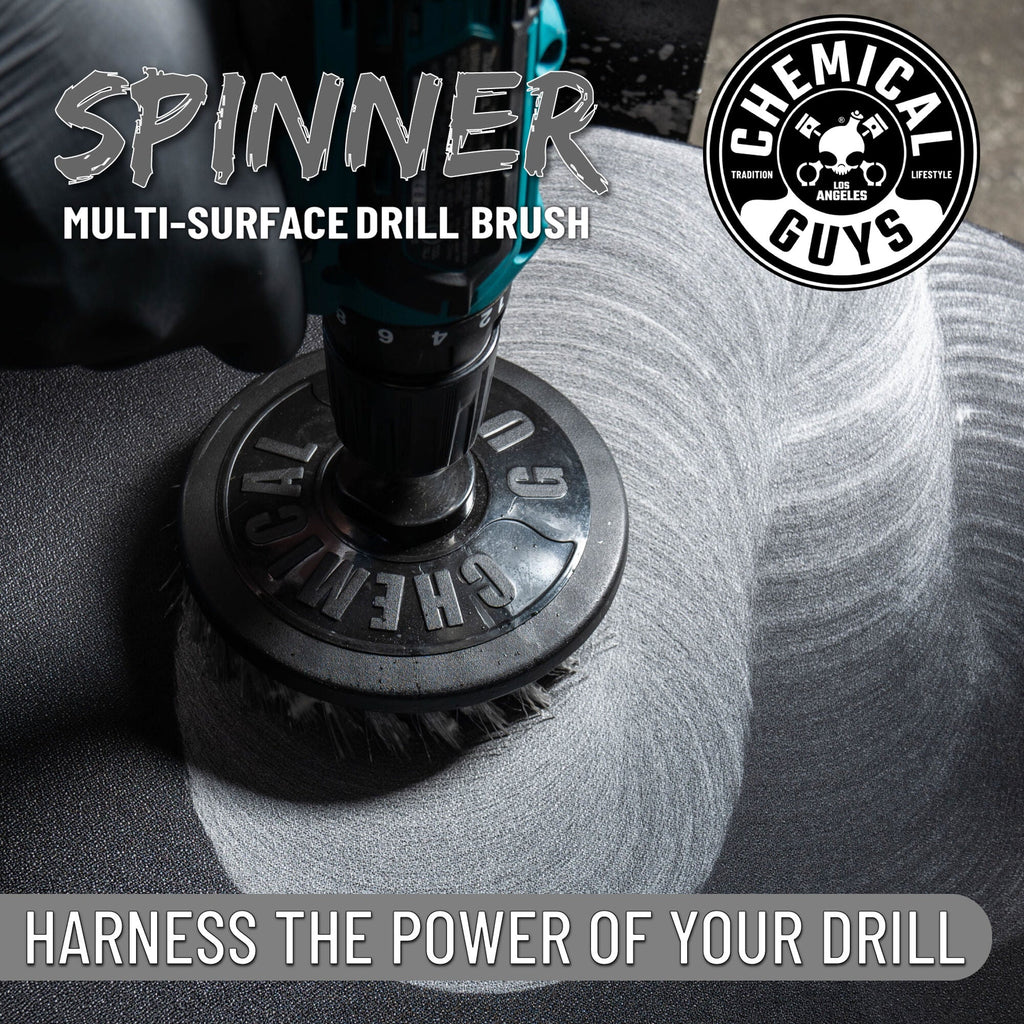 Chemical Guys Spinner Multi-Surface Drill Brush, Light Duty
