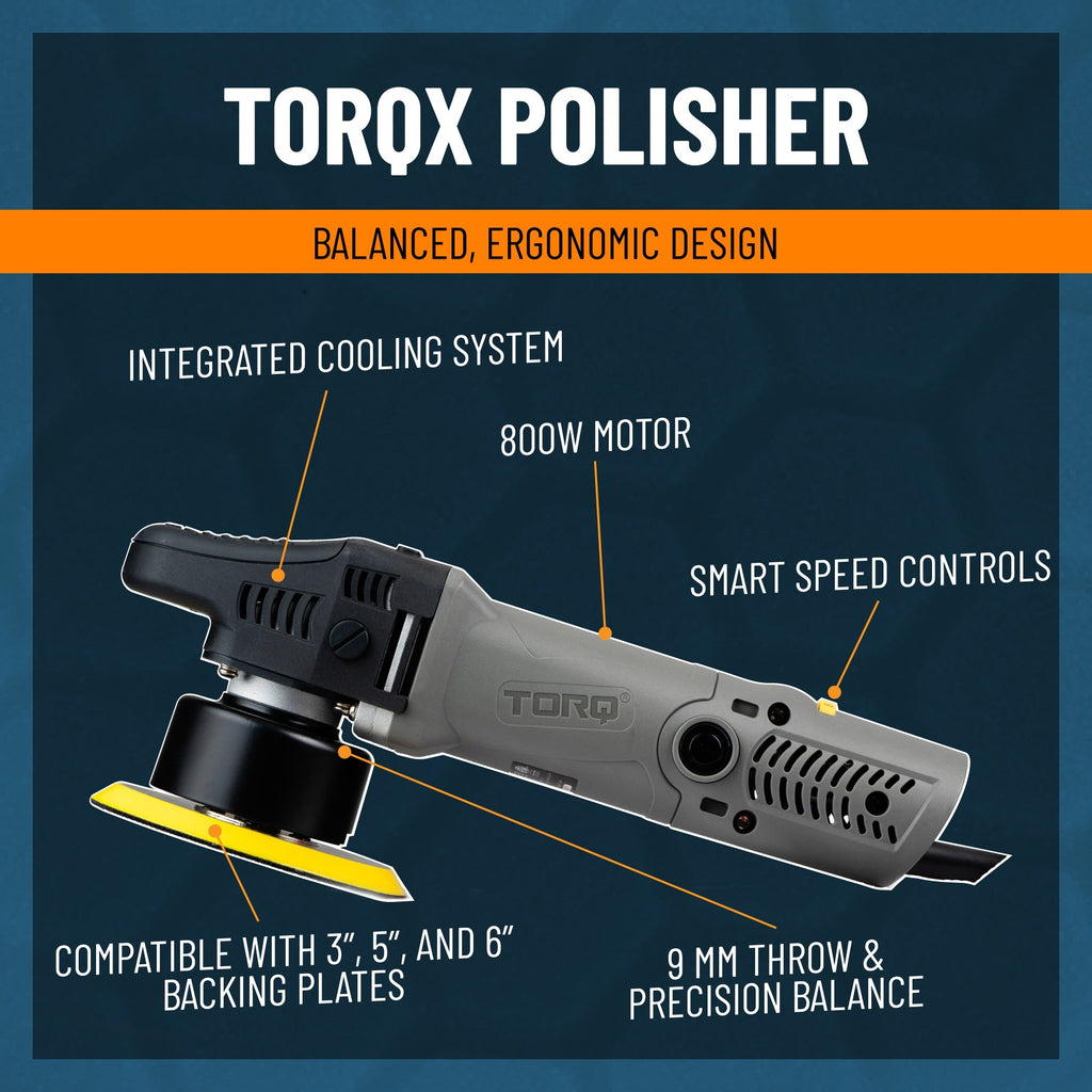 TORQX Random Orbital Polisher Kit