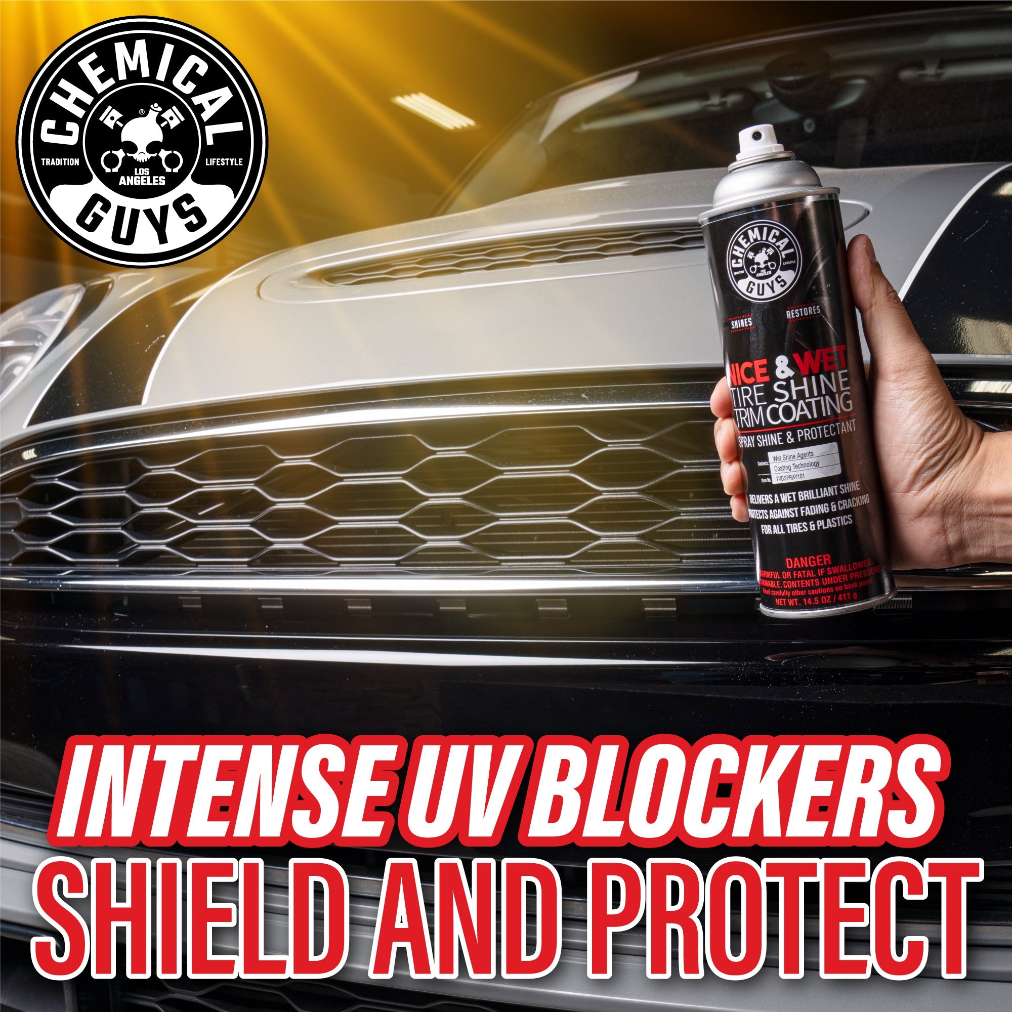 Nice and Wet Tire Shine Trim Coating Spray
