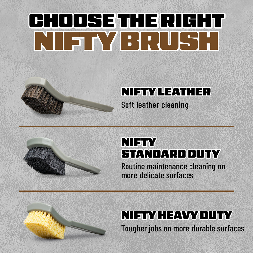 Nifty Leather Cleaning Brush