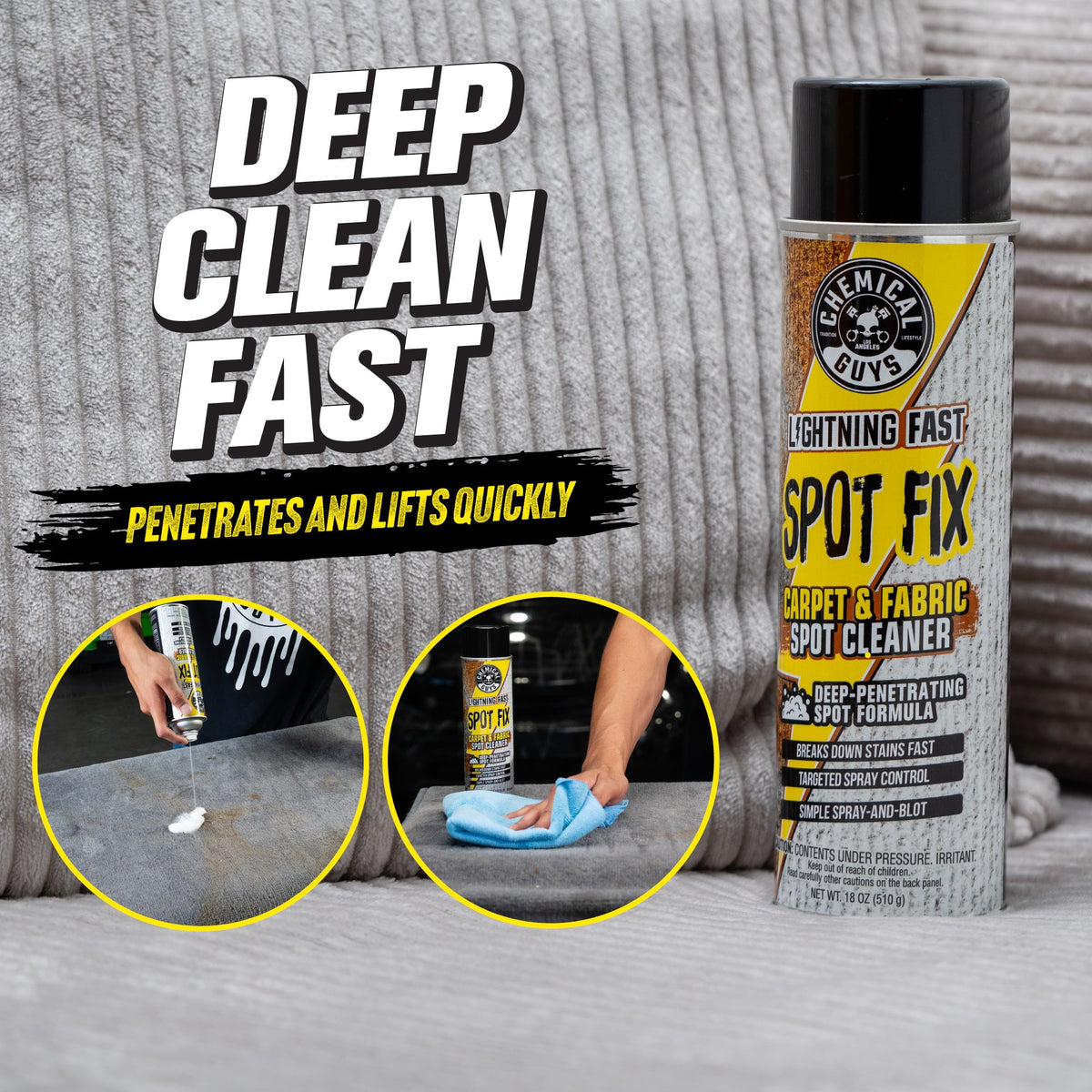 Lightning Fast Spot Fix Carpet & Fabric Spot Cleaner