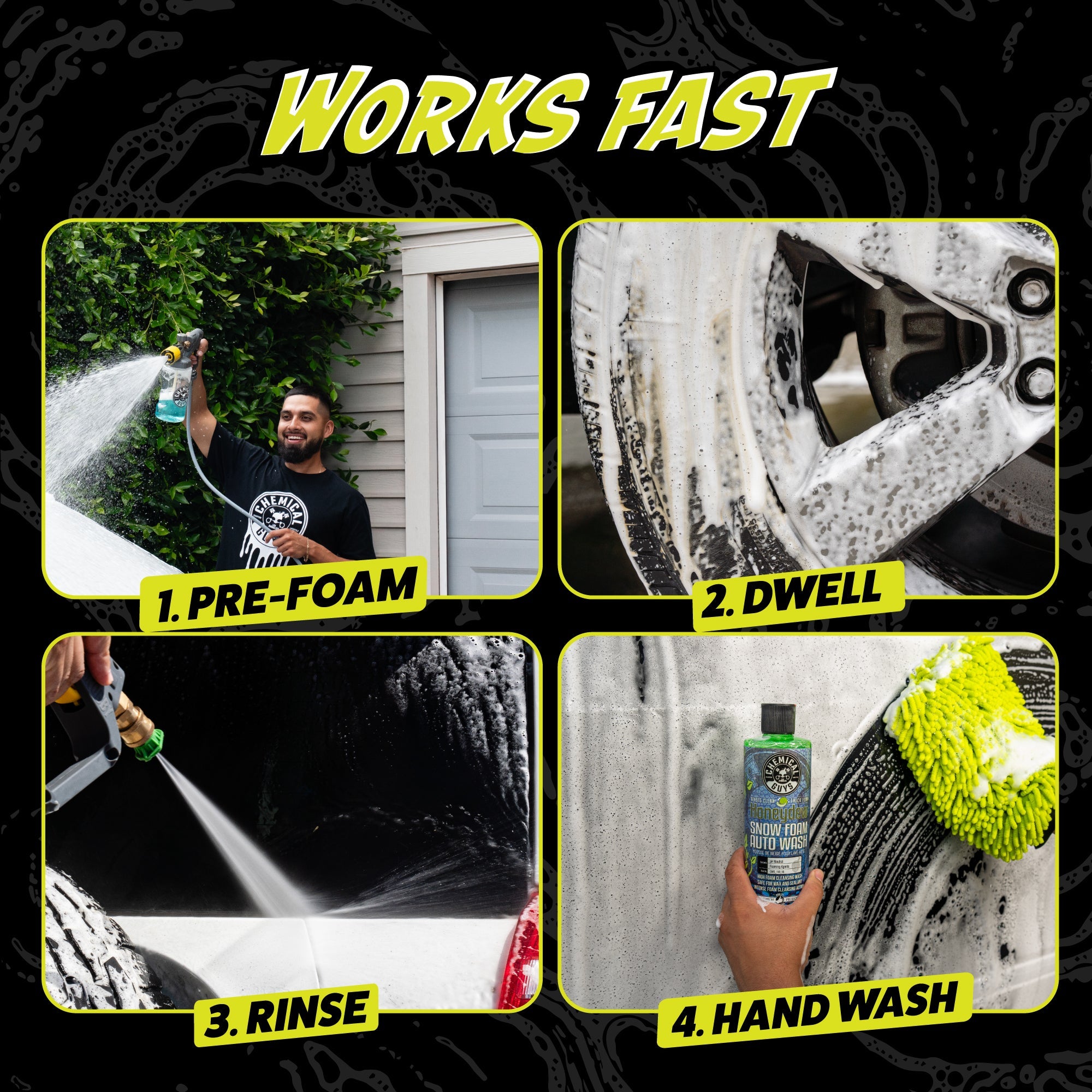 Hands Off Touchless Pre-Wash Snow Foam