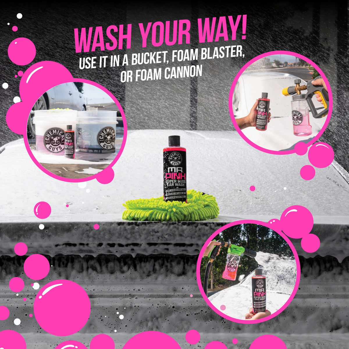 Mr. Pink Car Wash Shampoo