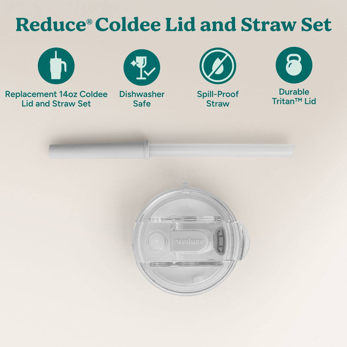 Coldee Lid and Straw Set