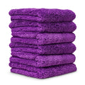 Happy Ending Edgeless Microfiber Towels, 16"x16" 6-Pack