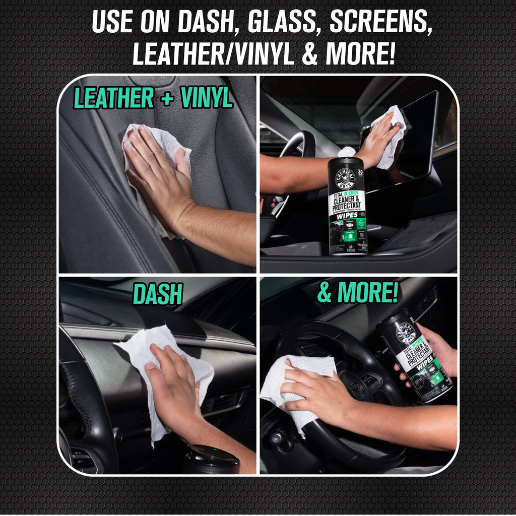 Total Interior Cleaner & Protectant Canister Wipes