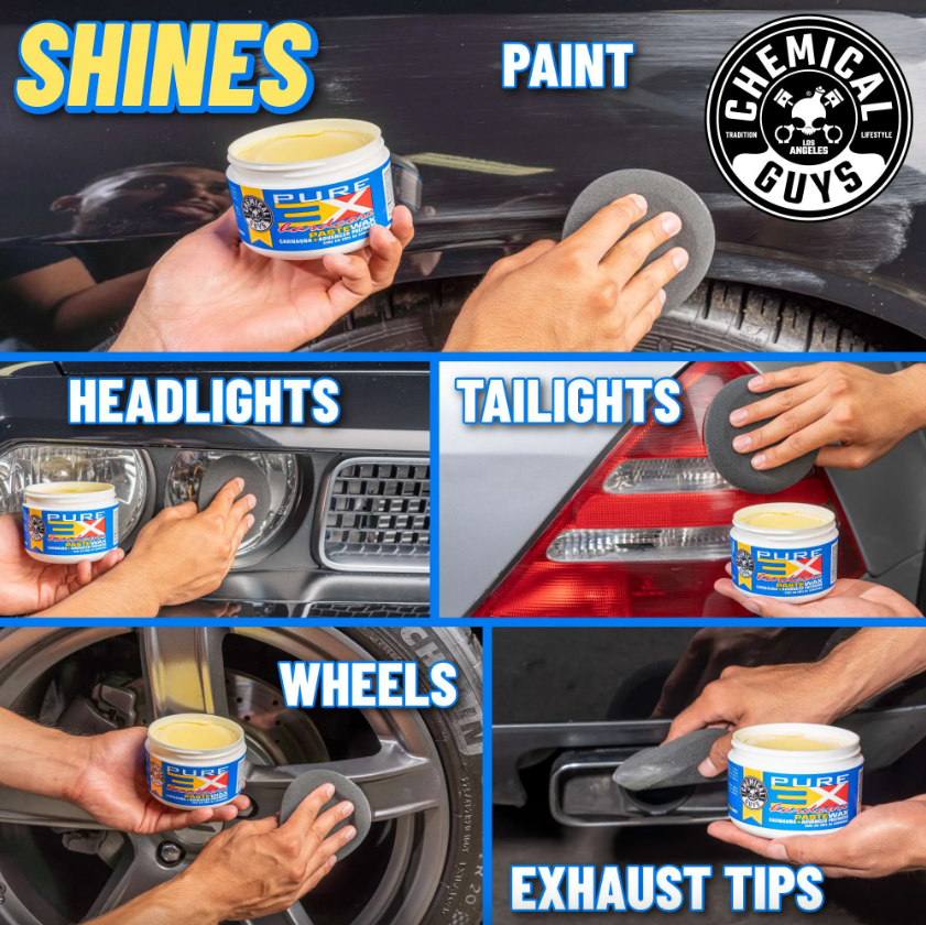 Pure 3X Hardcore Carnauba Paste Wax