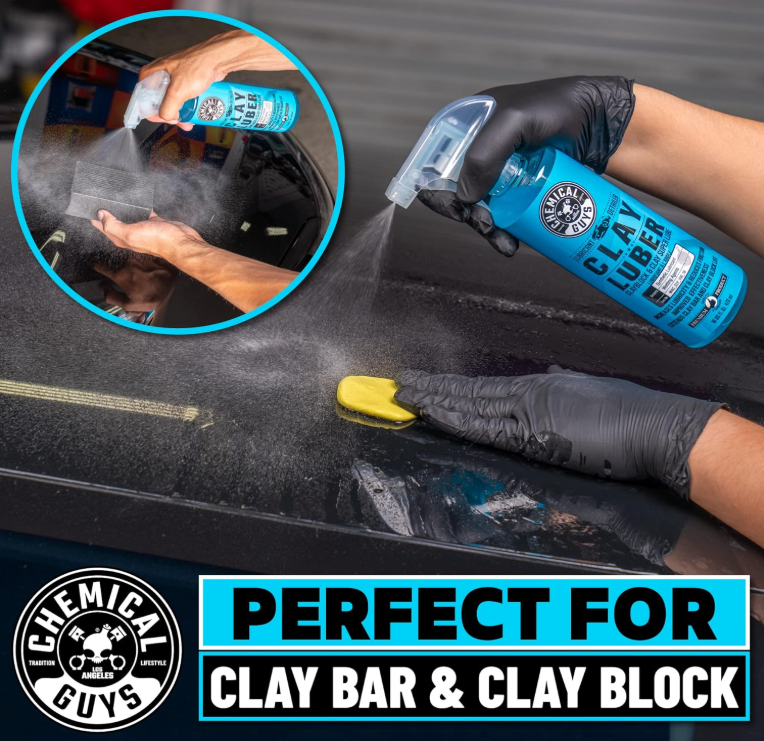 Medium Duty Clay Bar & Luber Synthetic Lubricant Kit Bundle