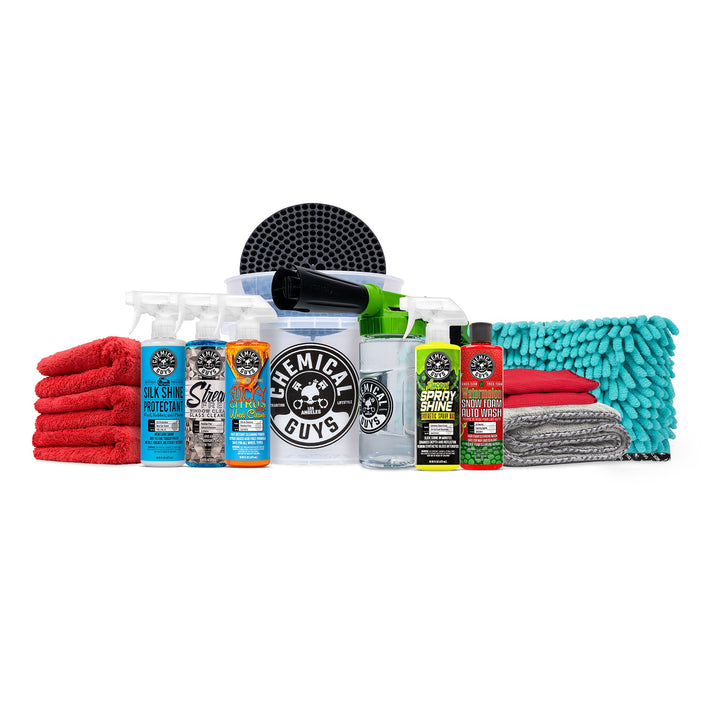 All in One Foam Blaster Wash & Wax Ultimate Kit w/Bucket D7