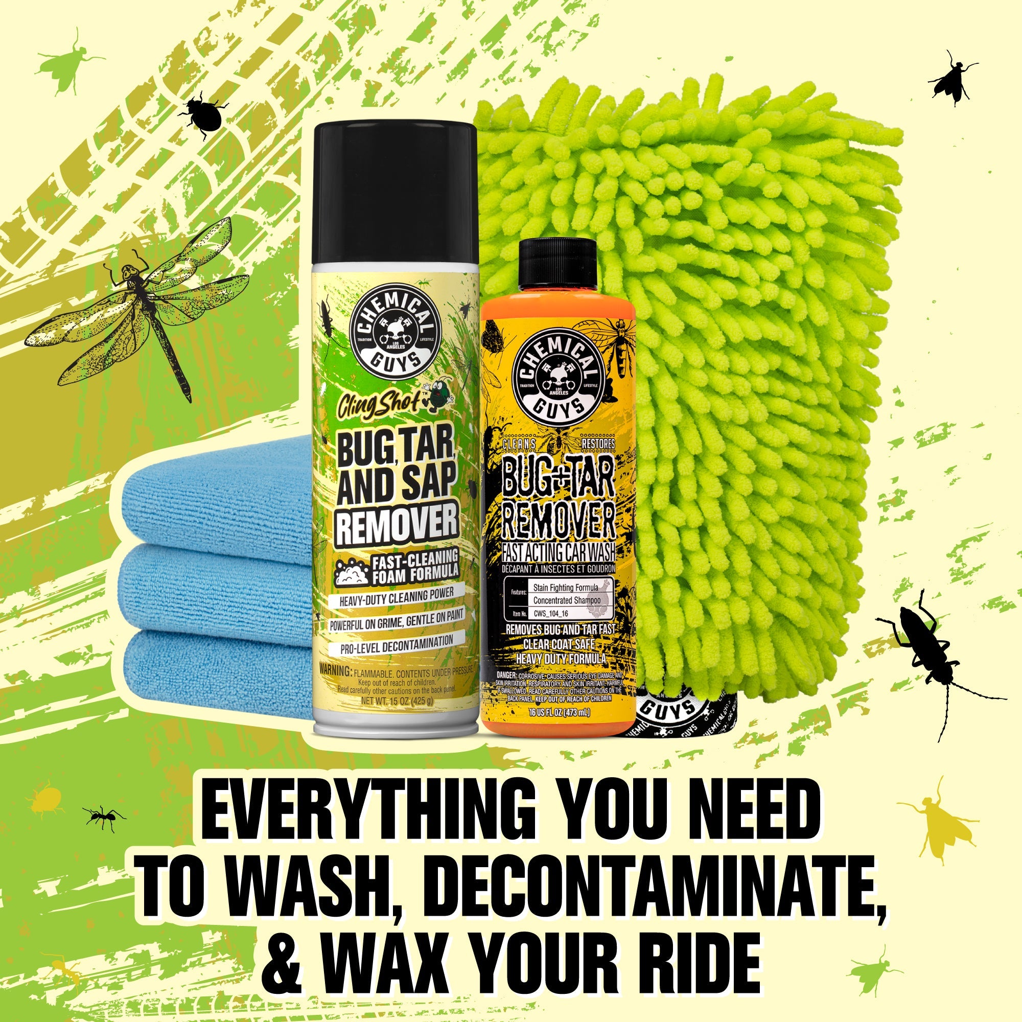 Bug, Tar, Sap Remover Car Wash Kit