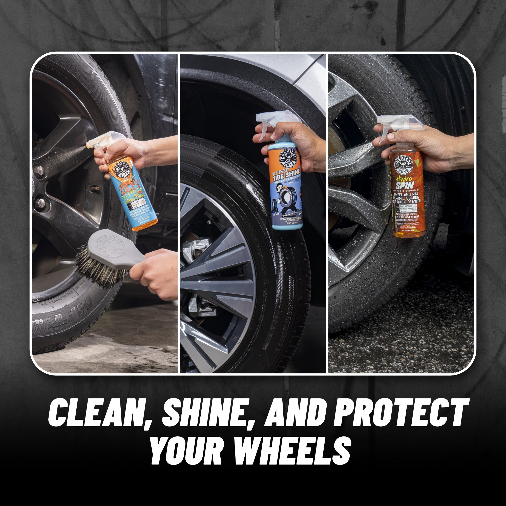 Wheel & Tire Clean & Protect Kit