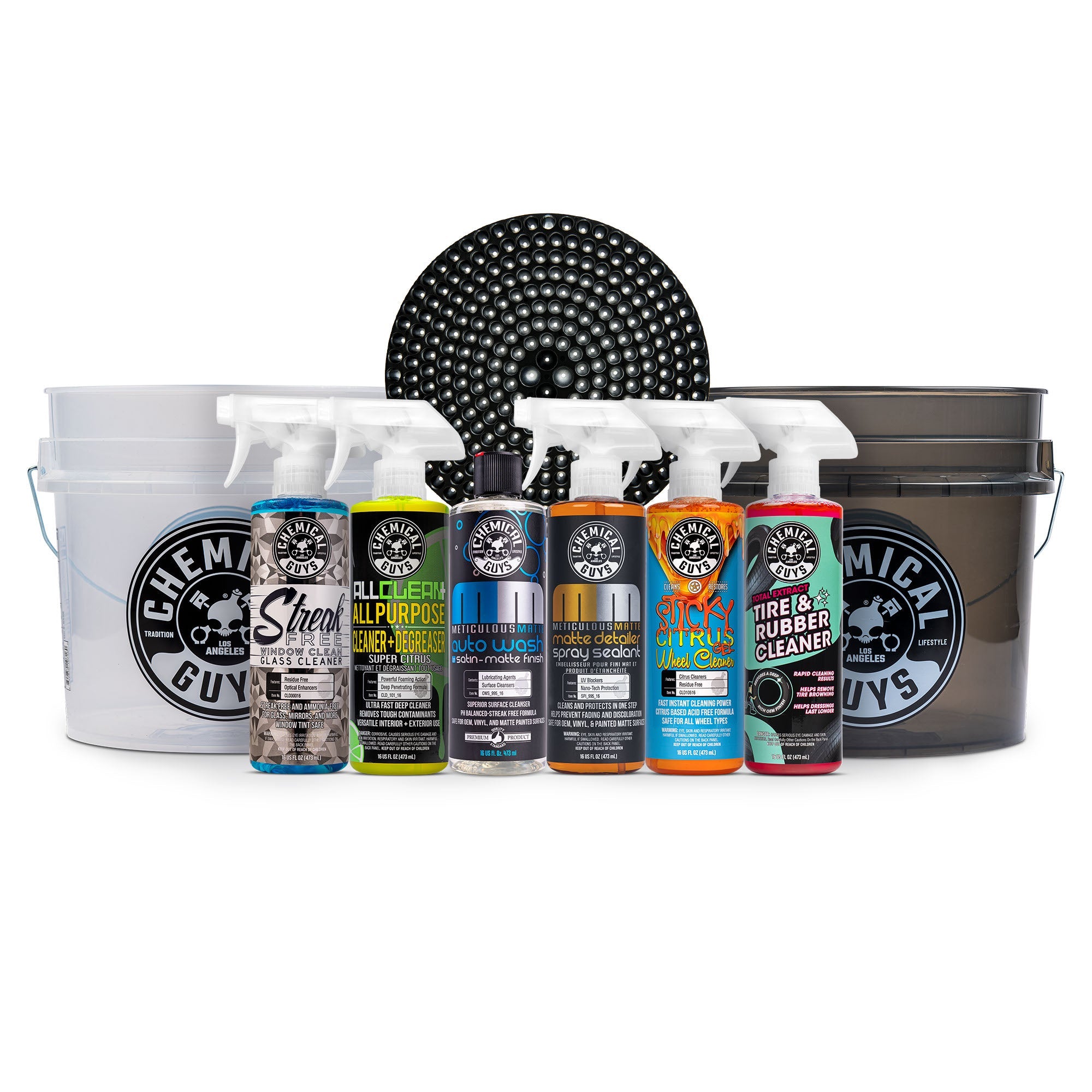 Matte Car Care Bucket Wash Arsenal Kit